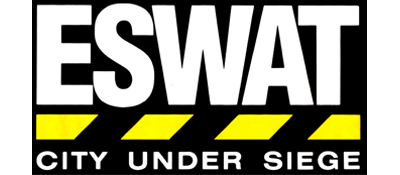 ESWAT: City Under Siege logo for Sega Mega Drive